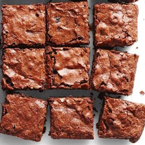 Fudgy Sourdough Brownies Cut